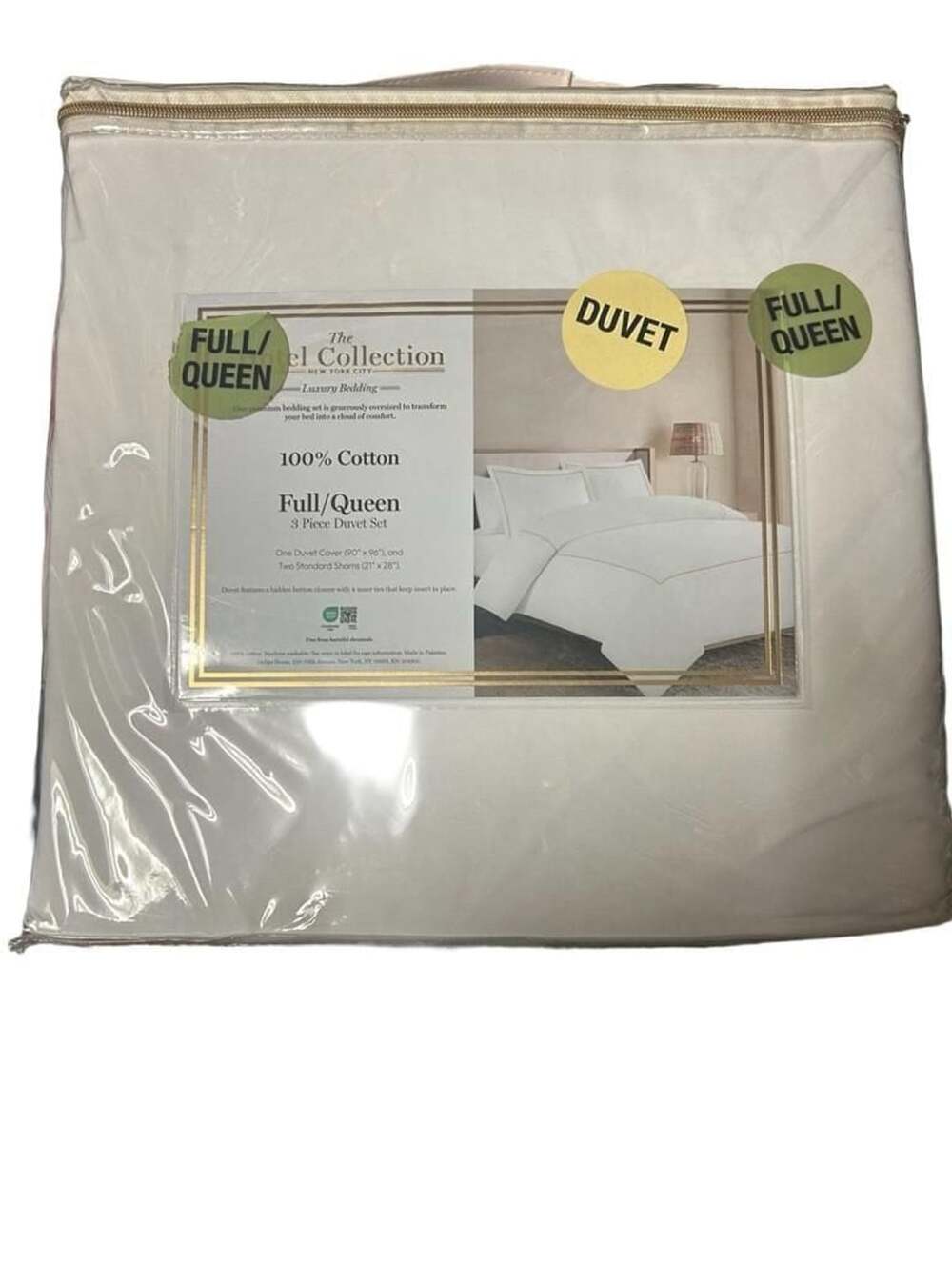 The Hotel Collection Full/Queen 3 Piece Duvet Set